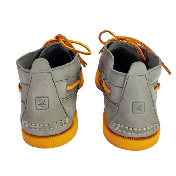 Sperry Chukka Boots, Size 11.5, Grey Leather. main image 8